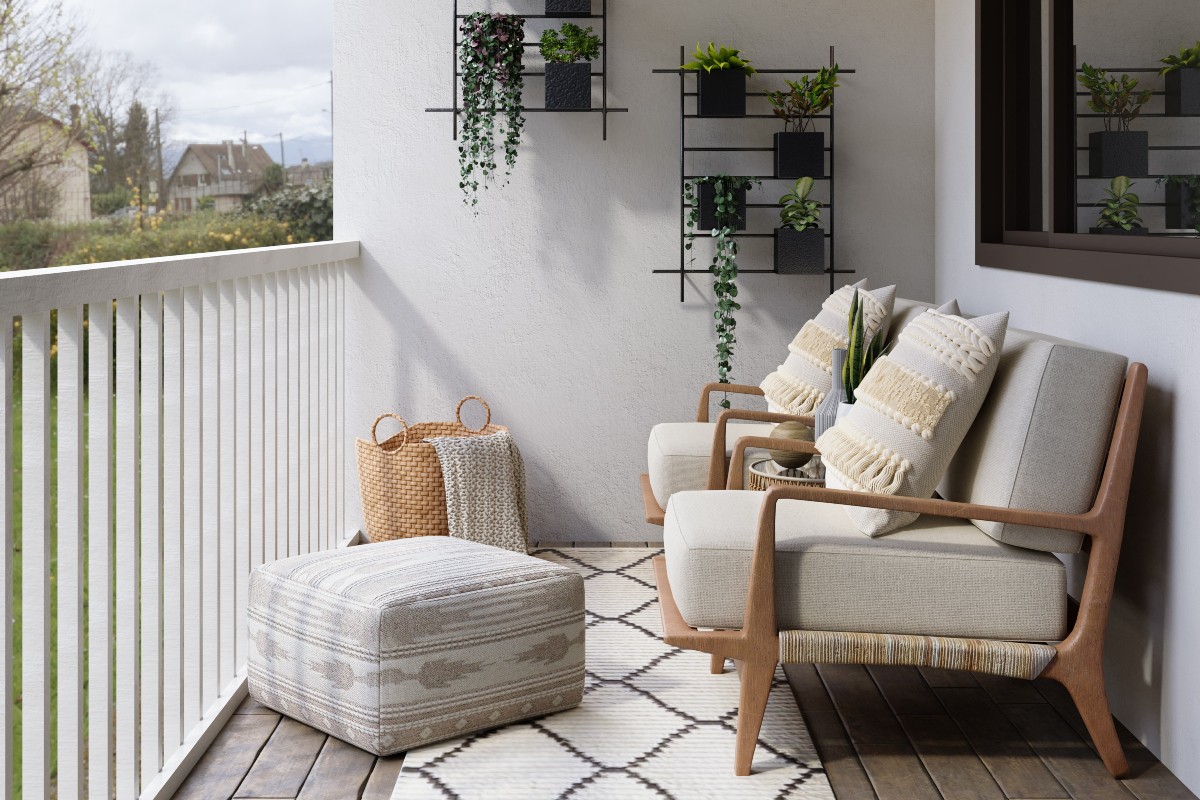 Balcon în stil urban jungle: trendul din Cluj care cucerește