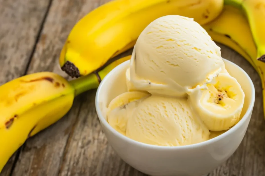 Înghețată de banane cremoasă ca la gelaterie făcută în blender cu doar 2 ingrediente în 5 minute active